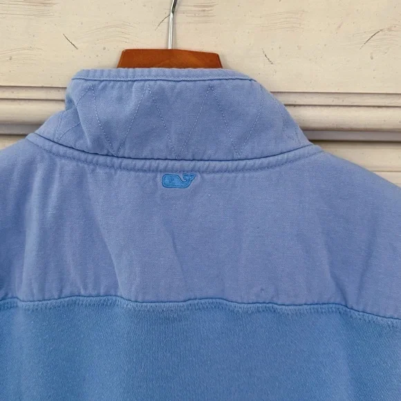 Vineyard Vines Hydrangea Blue Pullover Sweatshirt - Picture 3 of 5